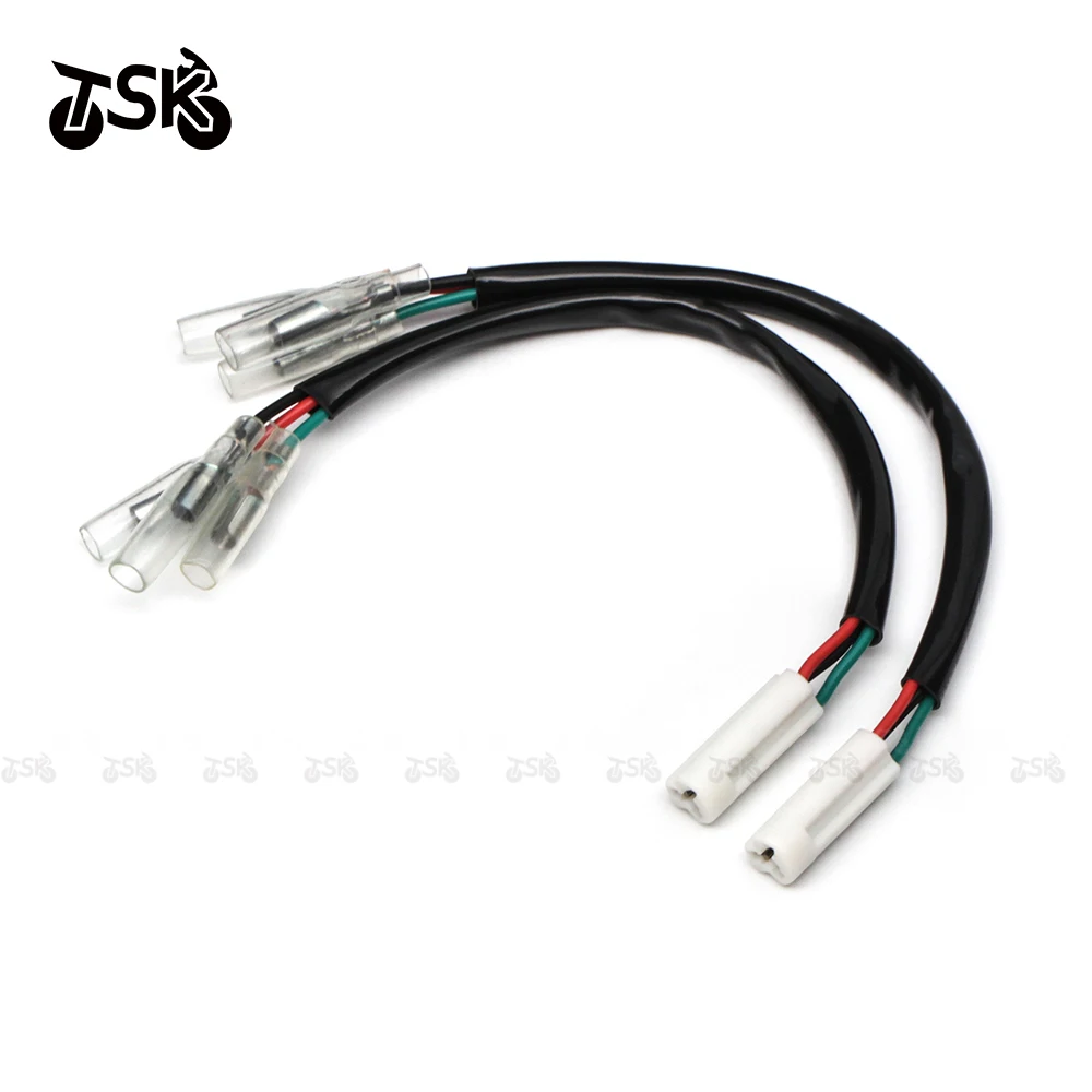 

3 Wires Turn Signal Indicator Wiring Connectors Plug Adapters For Yamaha Yzf R6 R1 R3 R6s Fz6 Fzs6 Fz1 250 Motobike Accessories