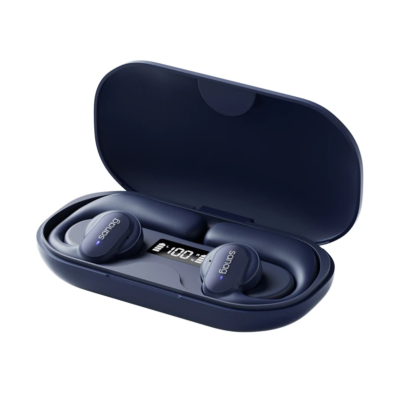 Sanag Z30s Mở Tai Air Dẫn TWS Tai Nghe Chụp Tai Bluetooth 5.3 Không Dây Tai Nghe Móc Tai Thể Thao Viền Không Gian Âm Thanh Tai Nghe Nhét Tai