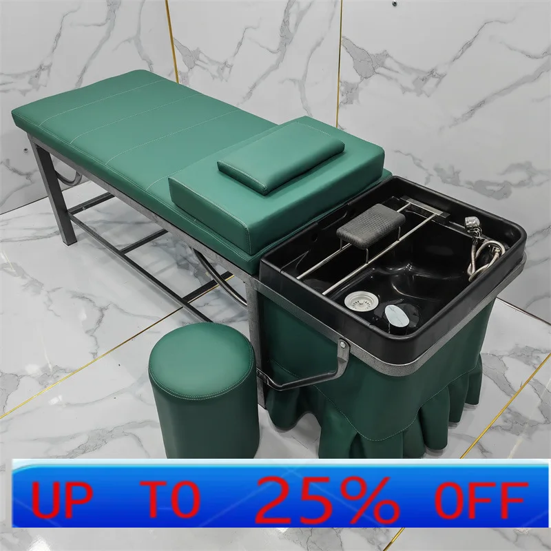 

Lmm beauty salon special full-trip iron frame shampoo bed multi-functional beauty shampoo integrated