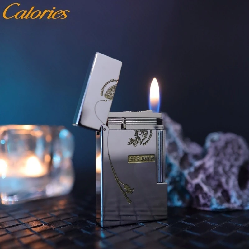 

Надувная звуковая зажигалка Calories в стиле ретро с рисунком рыбалки, модная зажигалка на день Святого Валентина для парня
