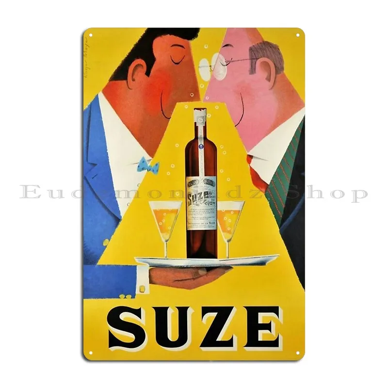 Suze Advertising Poster Vintage Metal Sign Wall Decor Classic Pub Customize Cinema Tin Sign Poster