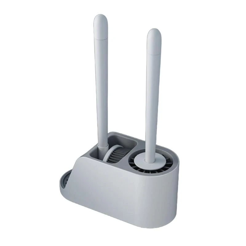 

Quick Drying Toilet Bowl Brush & Hold Easy Cleanings Solution Toilet Brush Set