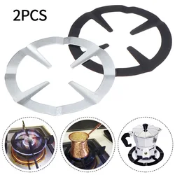 Gas Rack Coffee Stand Coffeeware Accessories Cooker Espresso Heat Diffuser Holder Moka Pot Stainless Steel 2pcs