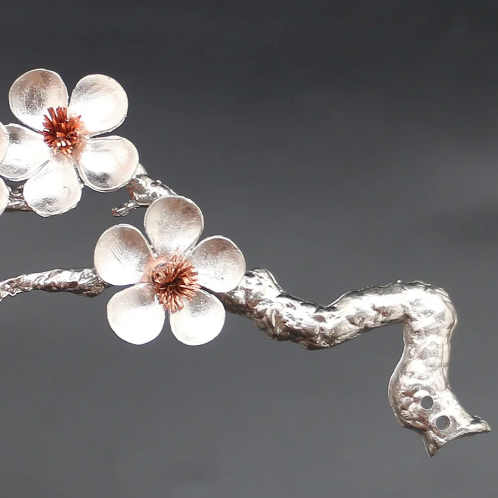 

Plum Blossom Incense Burner Tin Alloy Burner Insert Incense Holder Study Bedroom Yoga Meditation Room Decor