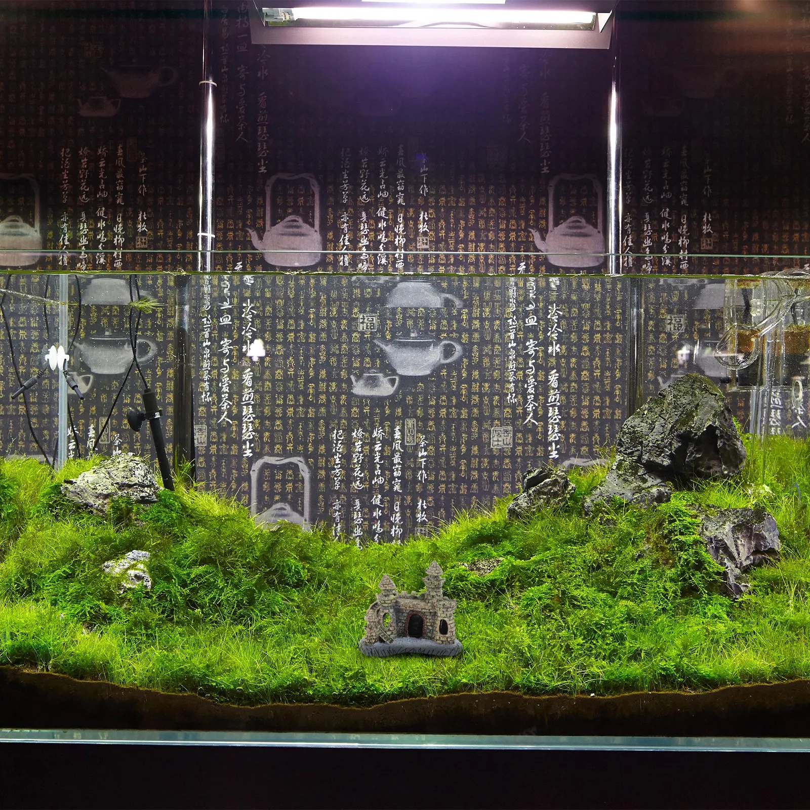 

Декорация для аквариума: мини-замок из смолы, украшение для аквариума, укрытие для рыб, для пресноводных и морских аквариумов, ландшафтный декор для водных пространств