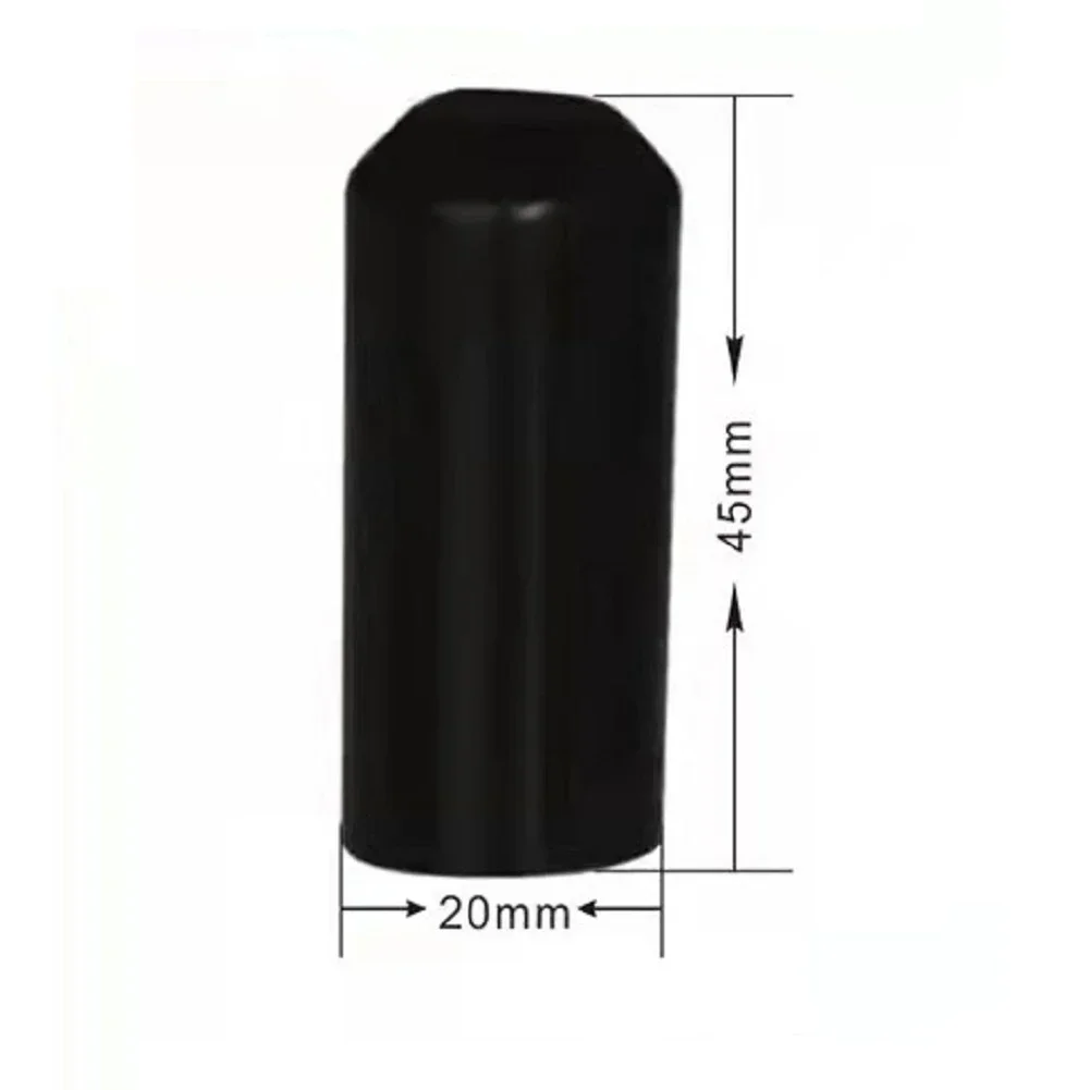 Heat Shrink Tubes Warm Shrink End Cap -55°C - +125°C 10.4 MPa 10pcs 15KV/mm Black For Cable End For Power Cables