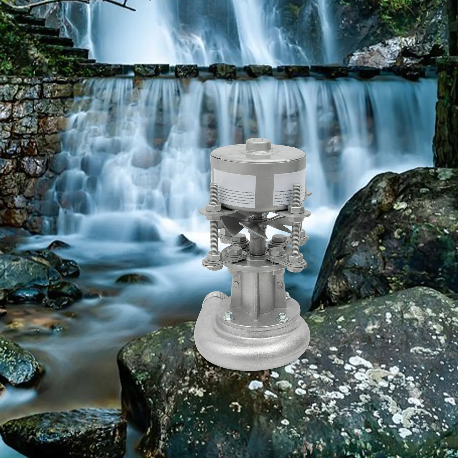 Portable Mini Hydro Generator Water Turbine Generator Hydro Power Station 2L/s