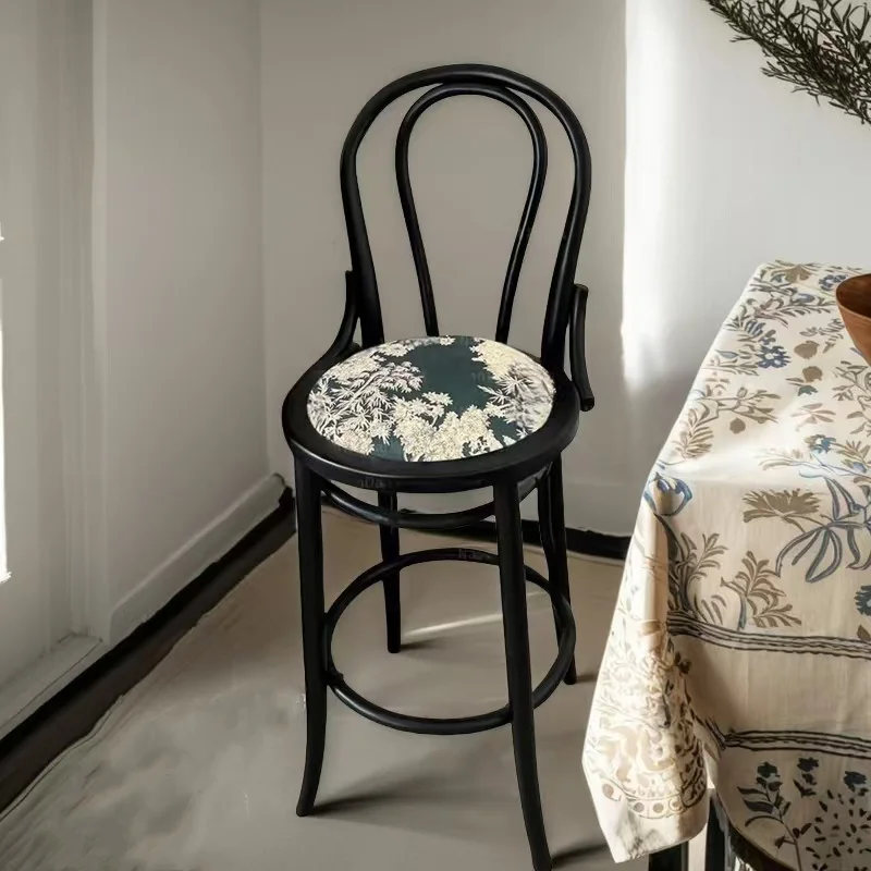 Kursi Bar Modern Gaya Nordic, Tinggi Desainer, Balkon, Logam, Empuk, Dengan Sandaran, Kursi Bar Meja Bar, Mewah, Taburete Alto, Furnitur Trendi