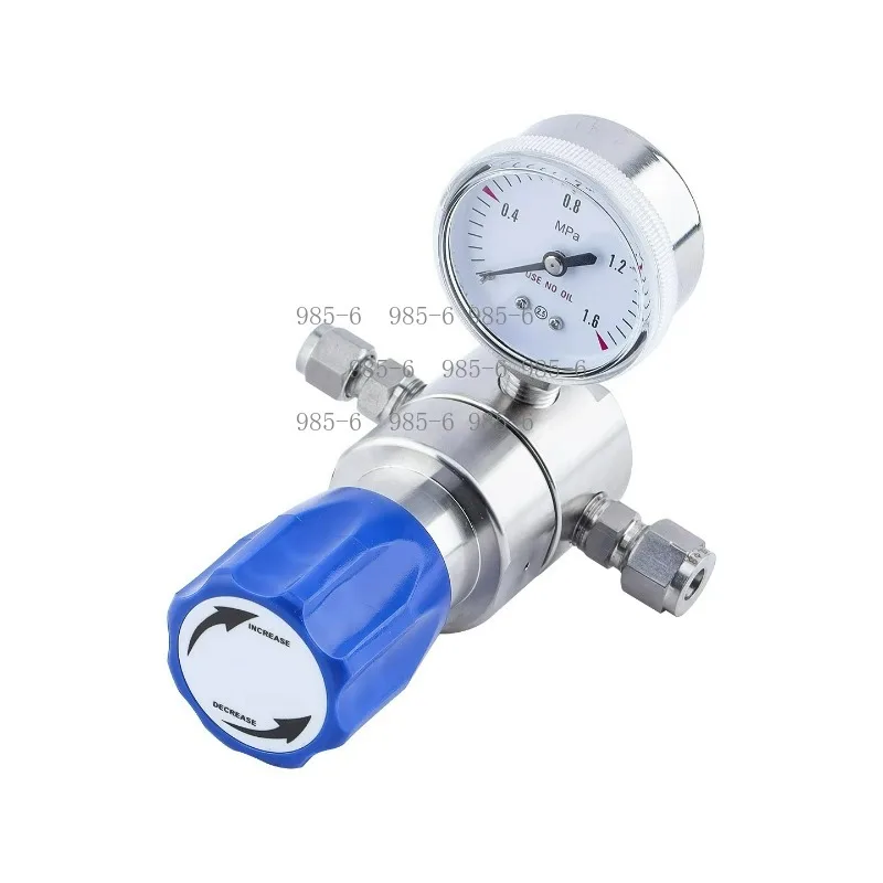 Stainless Steel Diaphragm Back Pressure Valve, R77 High Precision Pressure Regulator, Low Pressure Overflow Valve
