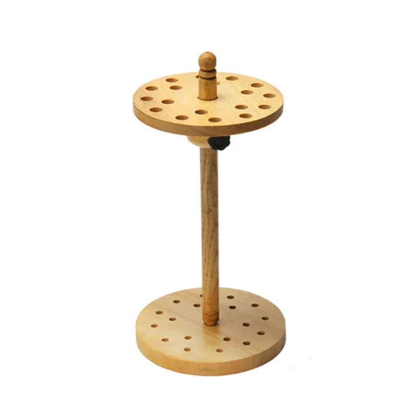 Tianlian Wooden Holder Scale Straw Dropper Support Burette Stand Disk Pipette Rack Trapezoidal Pipette Rack