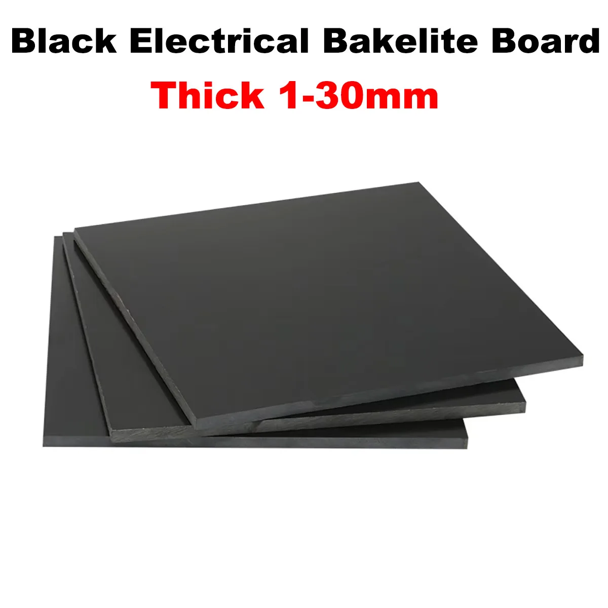 

Black Electrical Bakelite Board Thickness 1-30mm Insulated Plate Insulation Phenolic Resin Boards Temperature Resistant