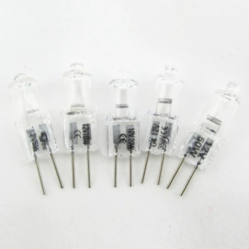 G4 할로겐 캡슐 램프 전구, 향수 조명 천장 램프용 2 핀 전구, 5W, 10W, 20W, 35W, 50W, 12V 