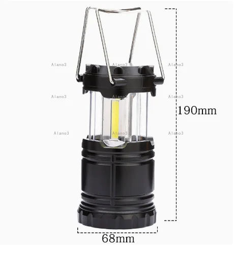 30LED Collapsible Camping Lantern Super Bright Pull‑up Tent Light Portable Hanging Camp Lamp for Outdoor Hiking Emergency
