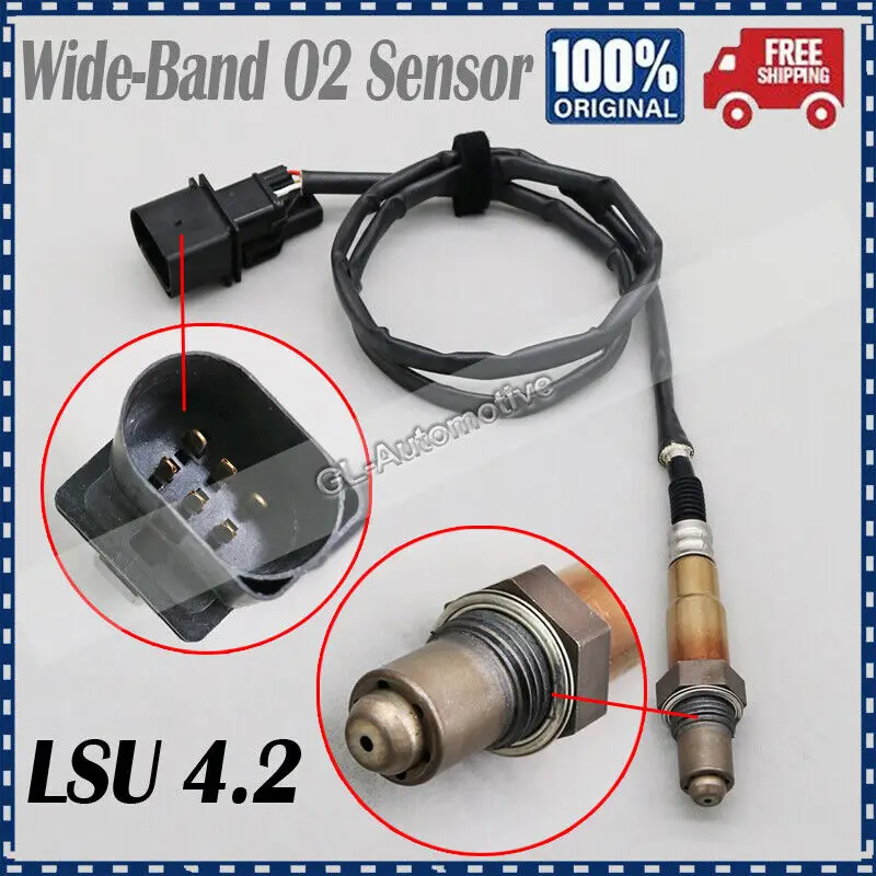 Wideband O2 Oxygen Sensor 3737 Upstream LSU-4.2 17014 for 99-05 VW Jetta 1.8L