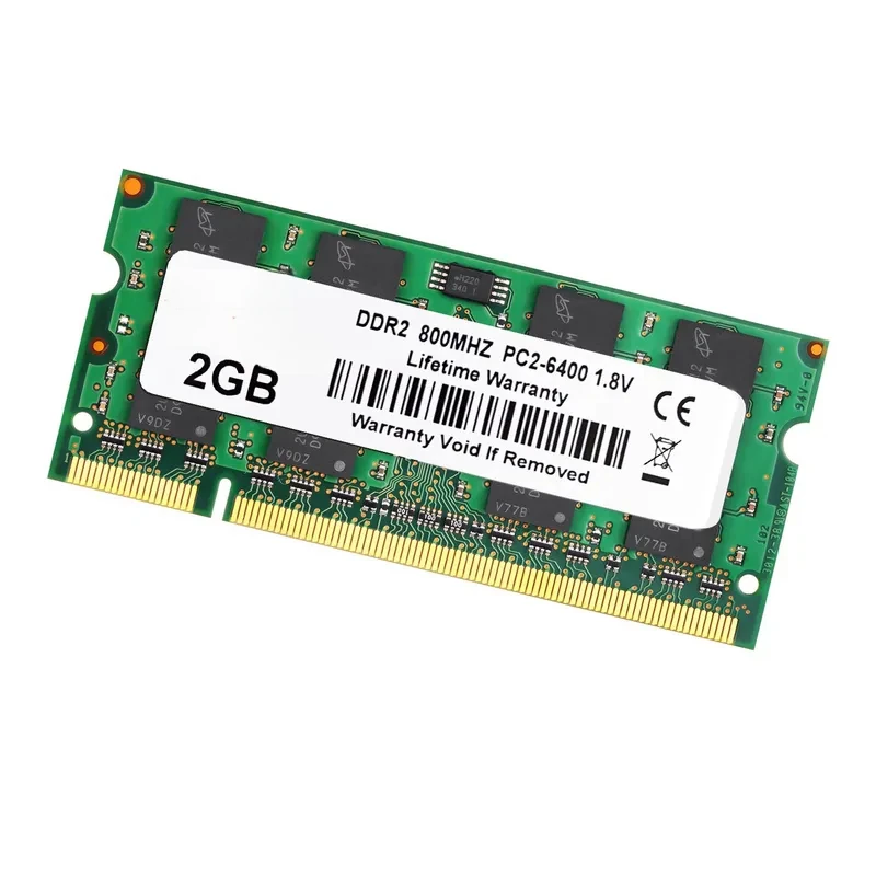 DDR2 2GB Laptop Memory RAM 800Mhz 667Mhz PC2-6400 PC2-5300 SODIMM 1.8V NON-ECC Unbuffered Notebook Ram