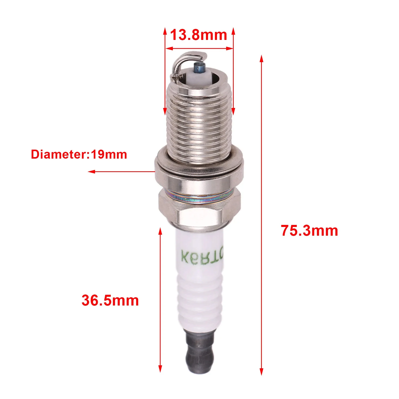 K6RTC Spark Plug Replace For Champion RC12YC NGK BKR6ES For Kohler 12 132 02-S 12 132 06-S Briggs Stratton 491055 1&3&5&10&20PCS