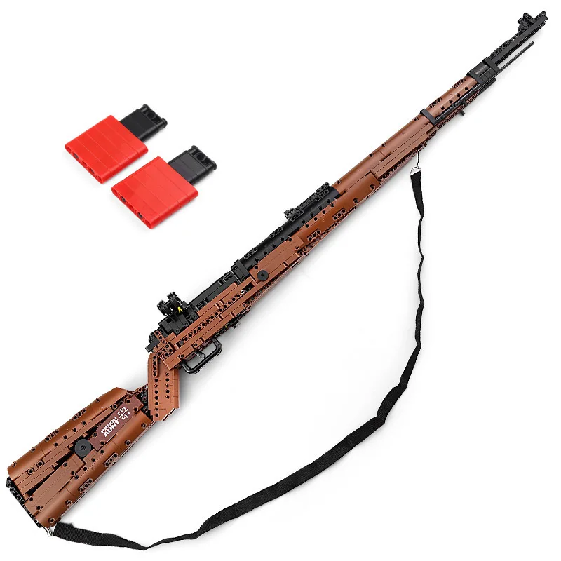 Mauser 98K Sniper Rifle Gun Series Assembled and Inserted small particle Building Blocks  Shooting Game T0y Gun Gifts for Kids