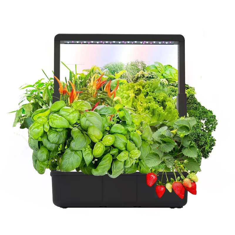 Imagem -02 - Produtor Hidropônico de Planta Inteligente com Led Grow Light Máquina de Plantio Inteligente sem Solo Não Tóxico Jardinagem Interior 15 Furos