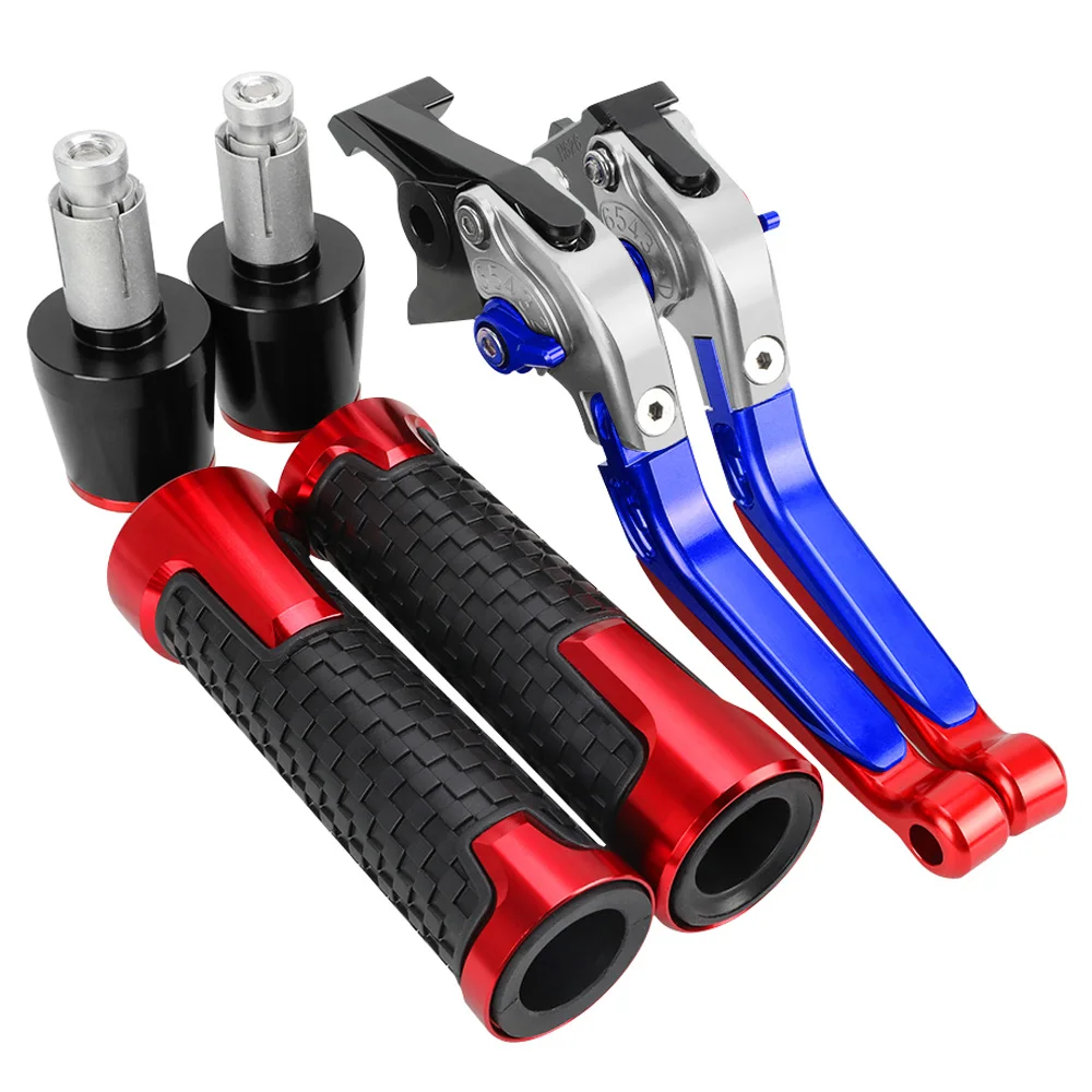 Motorcycle CNC Aluminum Brake Clutch Levers Handlebar Hand Grips ends For MOTO GUZZI GUZZZI BReva1200 BReva 1200 2006 2007 2008