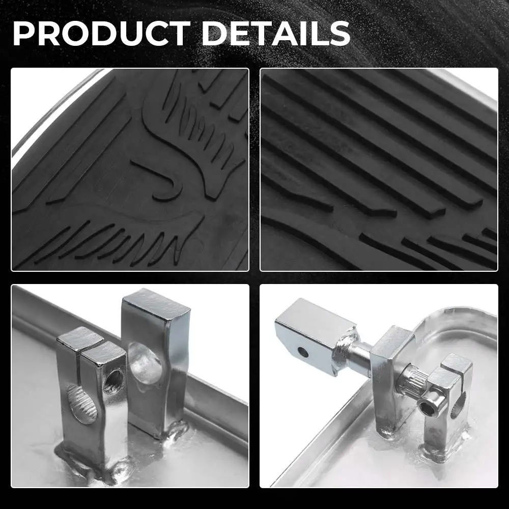 Motorcycle Accessories Adjustable Foot Pegs Footrest Wide Floorboard Footboards 1Pair For Honda VT750DCB3 SHADOW SPIRIT 2003
