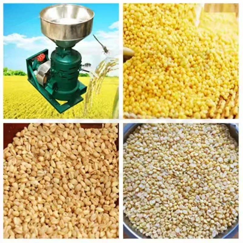 New peeling machine soybean quinoa mung bean oat peeling machine wheat kernel rice milling peeling machine