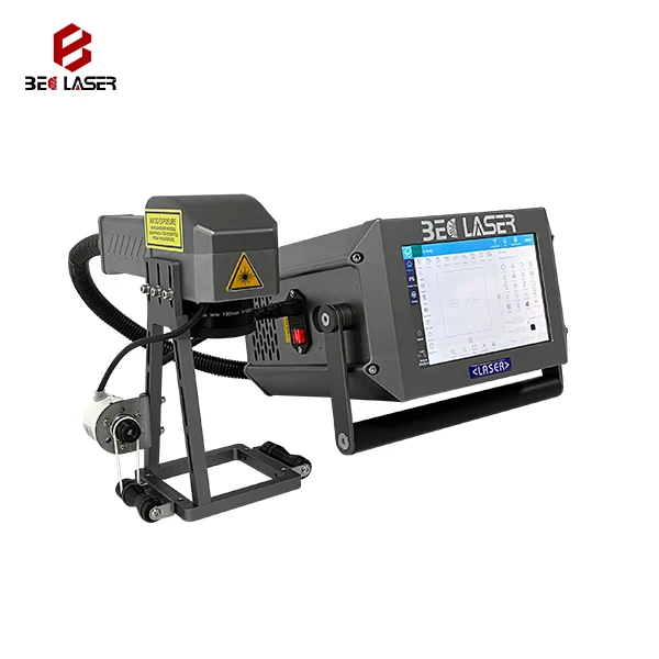 Battery 30W and 50W Handheld Mini Laser Marking Machines for Marking Metals Platinum Copper Aluminum Steel Car Pipeline Hardware
