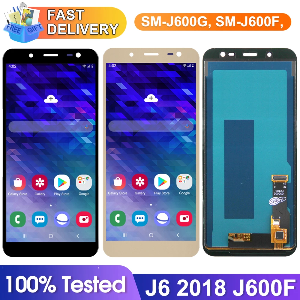 TFT Display Screen for Samsung Galaxy J6 2018 J600 J600F J600Y LCD Display Touch Screen Digitizer Assembly Can Adjust Brightness