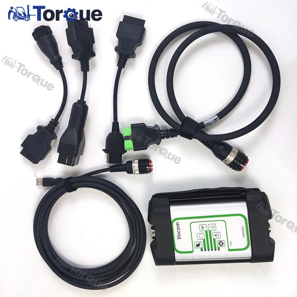 

For 88890300 Vocom Interface for Renault/UD/Mack Truck Diagnose Round Interface diagnosis scanner PTT 2.8.