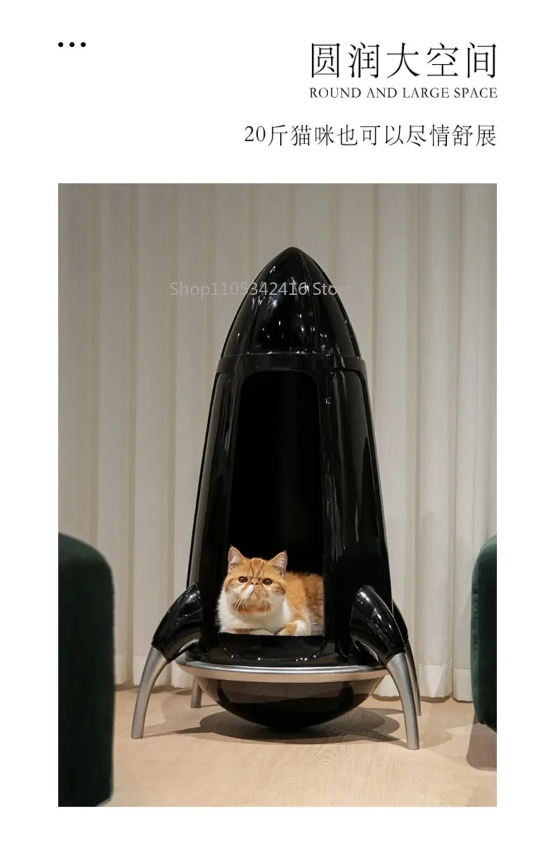 Spacious Large Space Cat Villa All-Season Universal Cat Nest Indoor Cat House Soft Comfortable Pet Bed for Cats Kittens