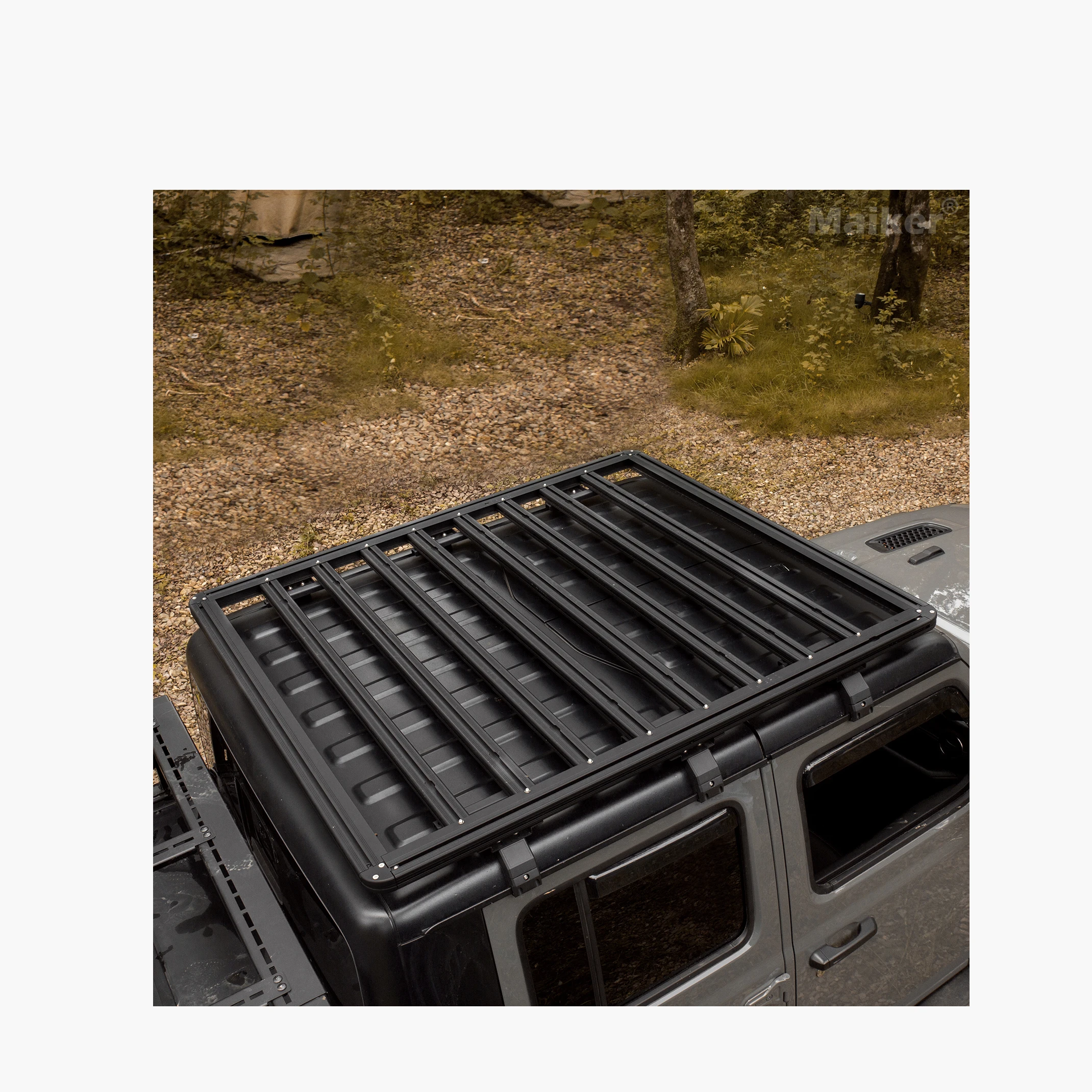 

Aluminum Luggage Rack for Jeep Wrangler JL 18+ 4x4 Accessories Maiker Manufacturer Car Roof Racks