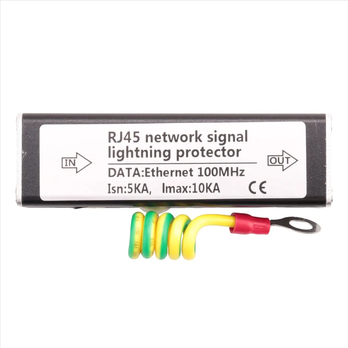BIGSALE-RJ45 Plug Ethernet Network Surge Protector Thunder Arrester 100MHz