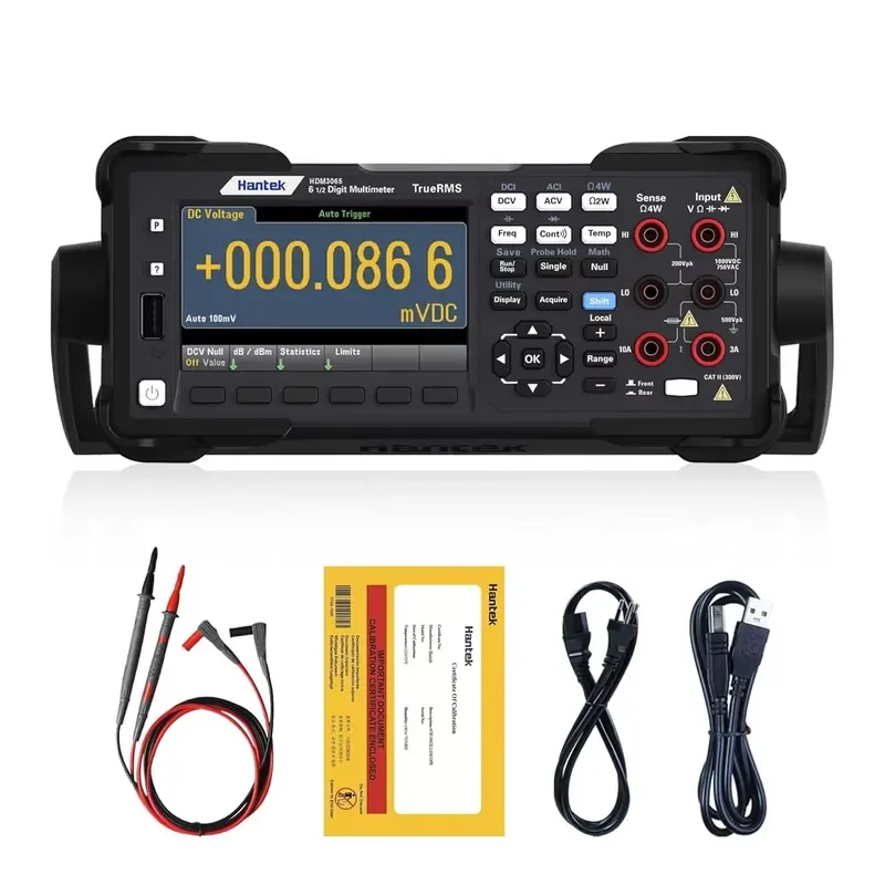 for Hantek HDM3065 6.5 Digit Digital Multimeter DMM Benchtop True RMS AC DC Voltage Current Tester