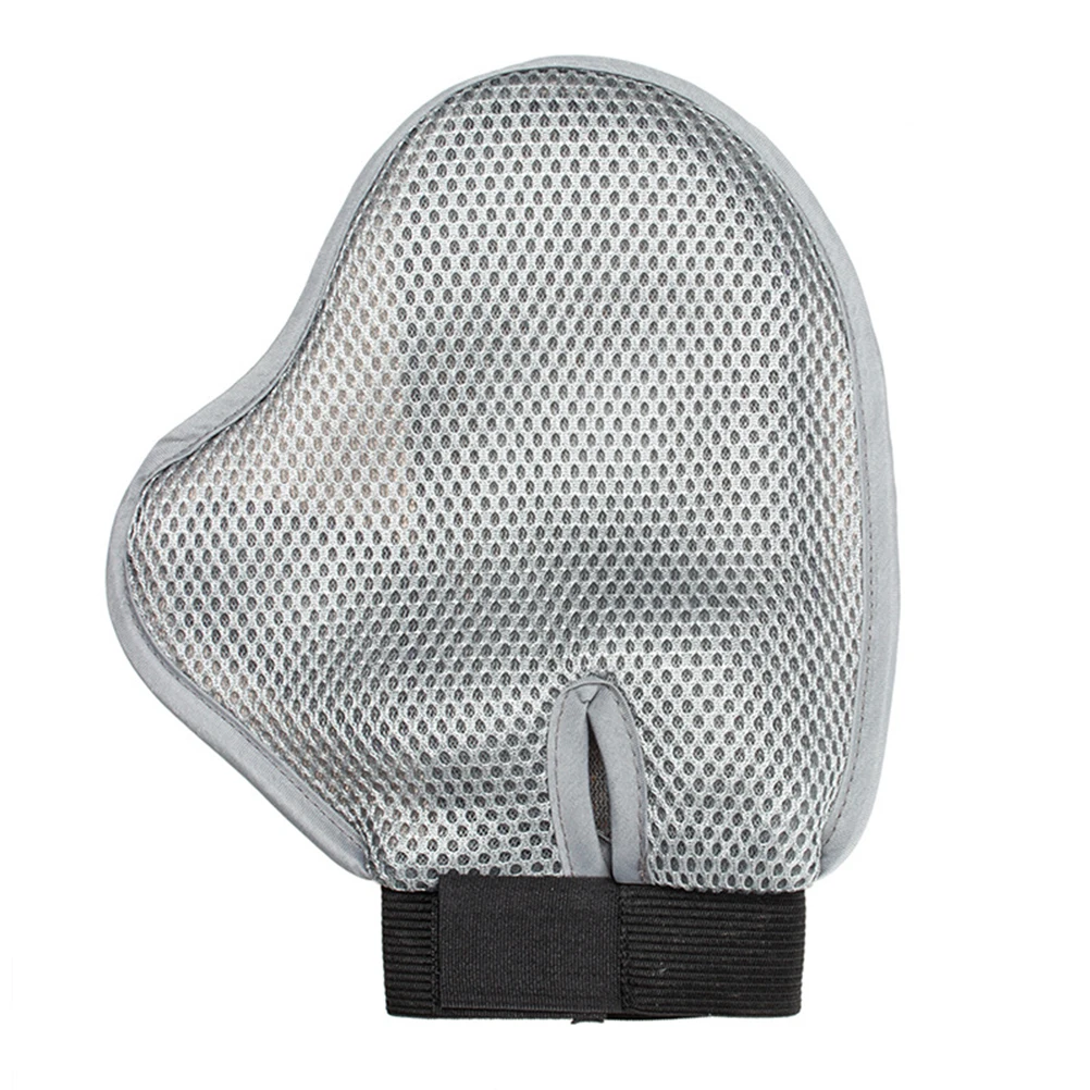 

Pet Grooming Glove Dog Cat Horse Rabbit Deshedding Brush Dual Sided Rubber Steel Needle Gentle For Long Short Hair Bath