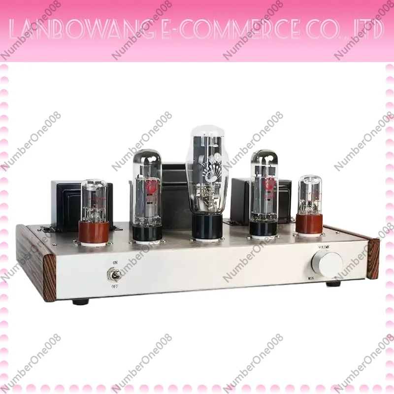 EL34 High End Home Tube Amplifier Pure Class A Handmade Home Theatre Vacuum Tube Amplifier 10w with Bluetooth 5.0