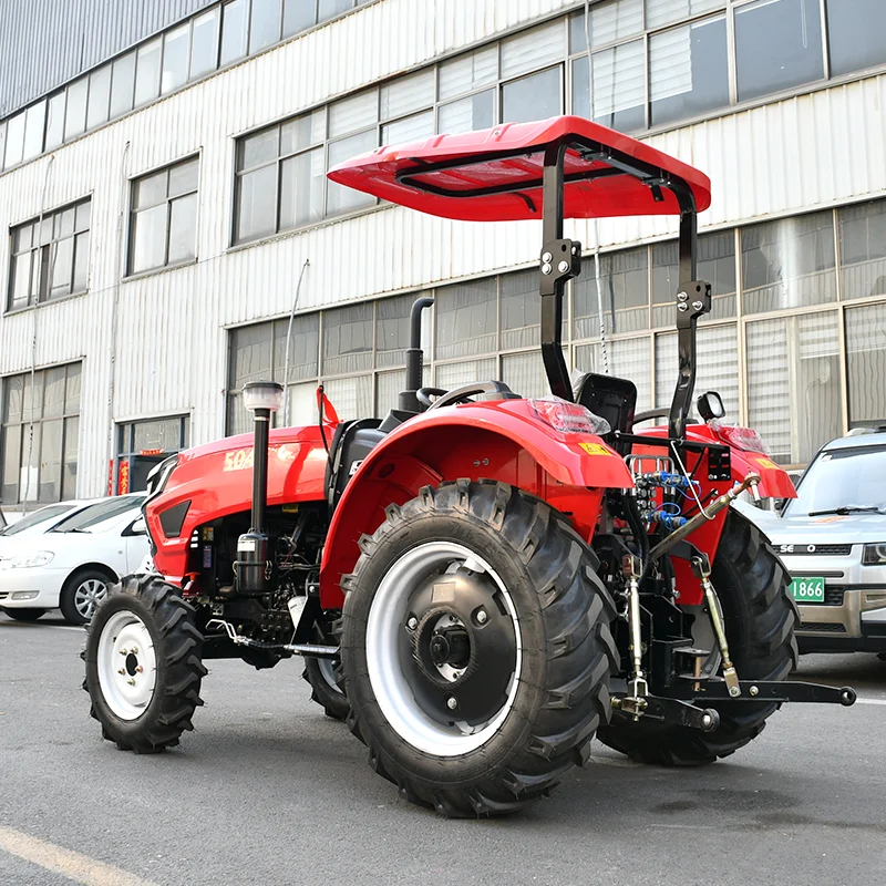 Mini Multifunctional Agriculturee Light Tractors with Euro 5 CE 50 HP Tractors Orchard Ditching Sowing Power Tiller Tractors