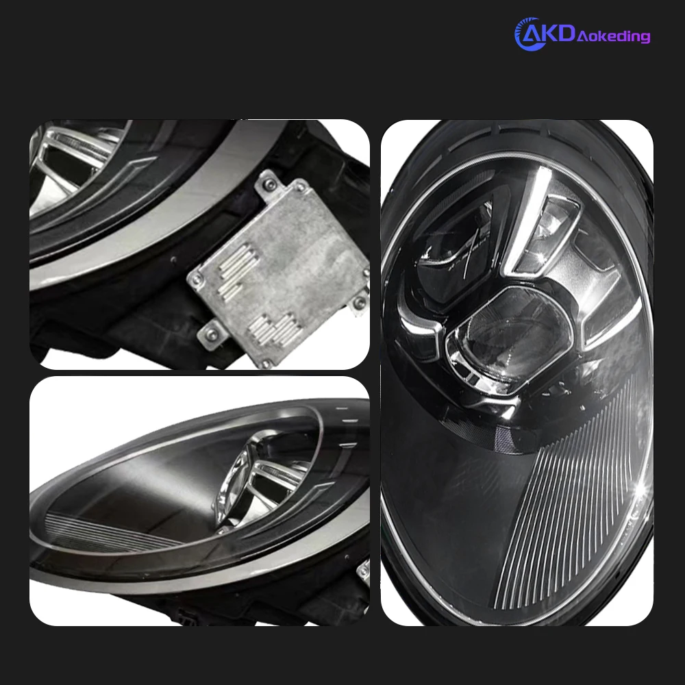 Car Lights for Porsche 997.1 997.2 LED Headlight 2005-2012 911 Head Lamp Drl Projector Lens Automotive