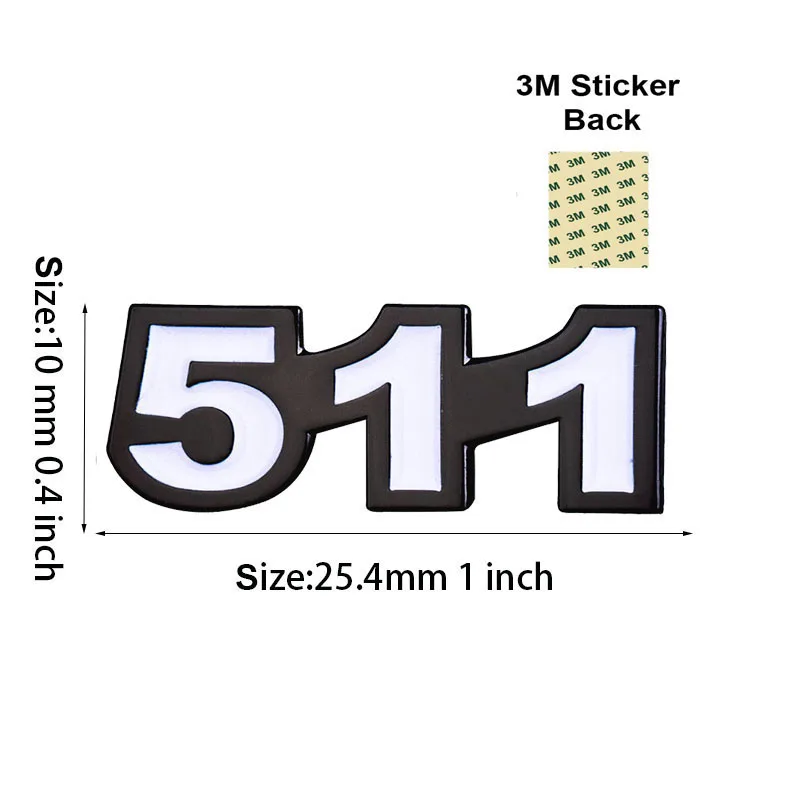 511 Mobile Phone 3M Sticker Badge Metal Pin Broooches Pins