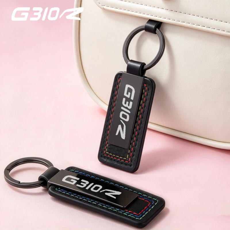 Alloy Car Styling for G310R 2016 G310-R G310 R 2025 Keychain Laser Engraving Keyrings Key Ring Pendant Gift Accessories For BMW