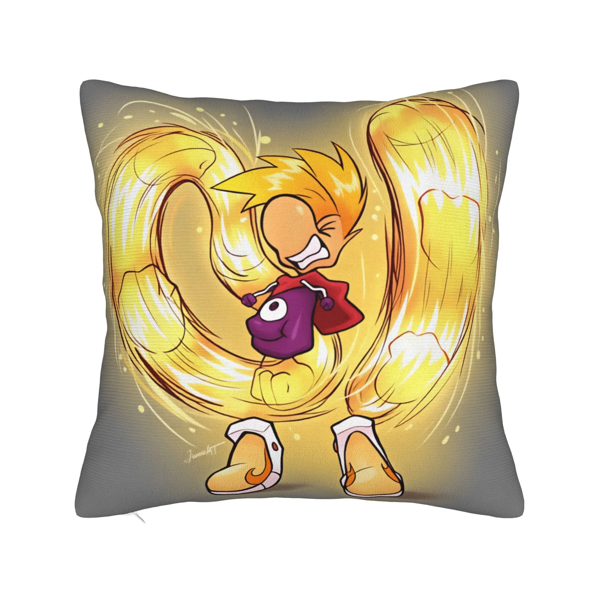 Pillow Case Flying fist attack Raymans Comfy  Pillow Cover For Wedding Party Home Decor Funny Pillowcases
