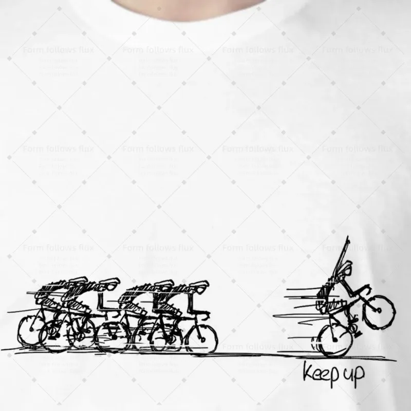 

2026 men T-Shirt Hoodie Keep Up Cycling Sports Hand Drawn Comic style Unisex S-6XL Plus Size Friendly