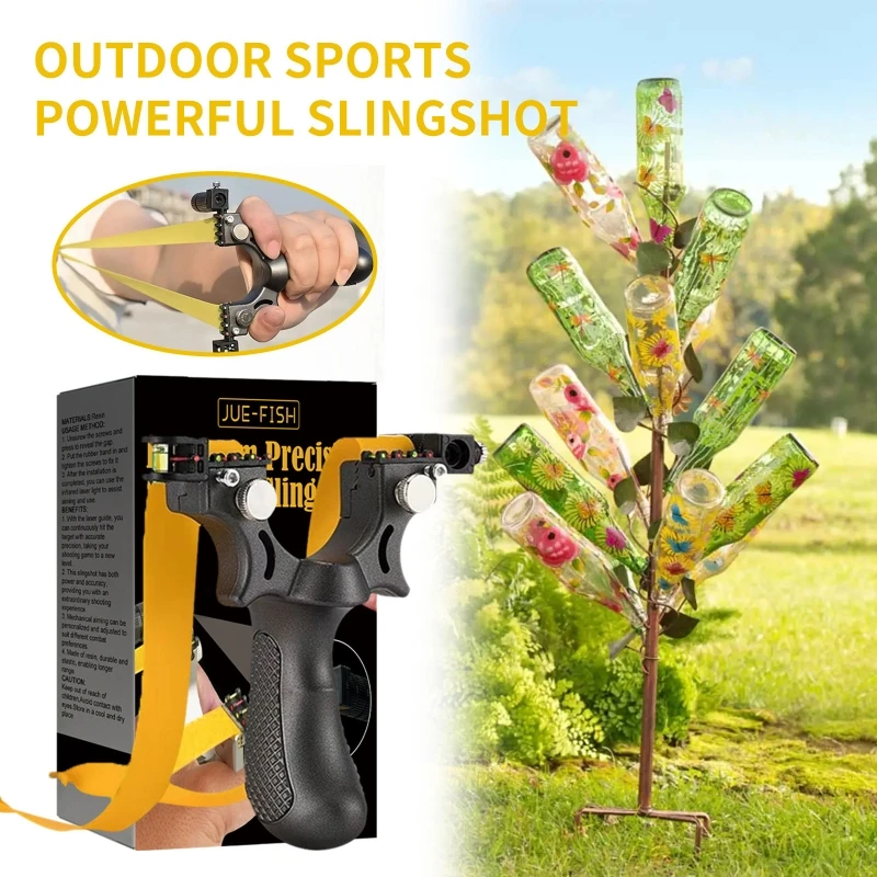 ปรับ Slingshots อุปกรณ์ล่าสัตว์ตกปลา Aming อุปกรณ์ยางสำหรับผจญภัยกลางแจ้ง Camping N84E