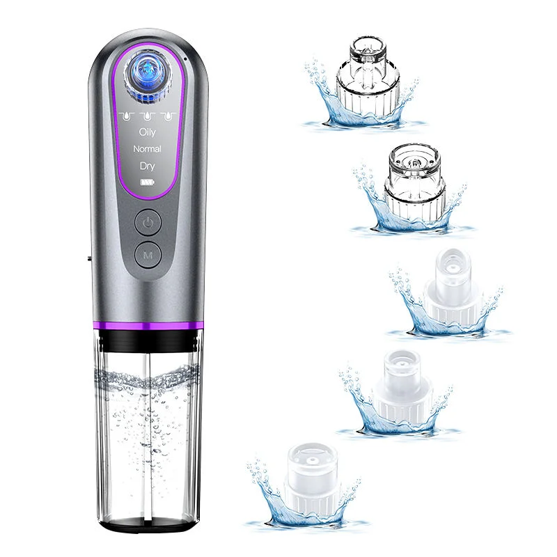 Home Use Electric Bubble Blackhead Remover Vacuum Portable Pore Facial Nose Cleaner  Tool