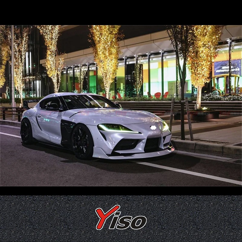 Suitable for Bull Devil SUPRA A90 Carbon fiber Aerodynamic kit Modified encirclement SUPRA A90 Carbon fiber ARTISAN Front fender
