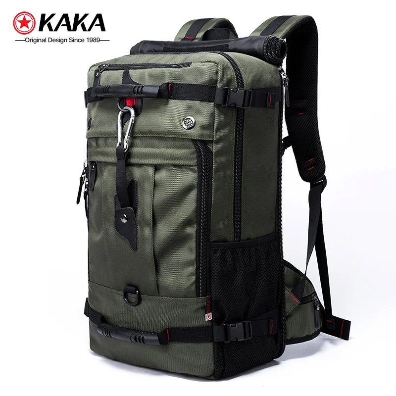 

KAKA 50L Waterproof Travel Backpack Men Women Multifunction 17.3 Laptop Backpacks Male outdoor Luggage Bag mochilas Best quality