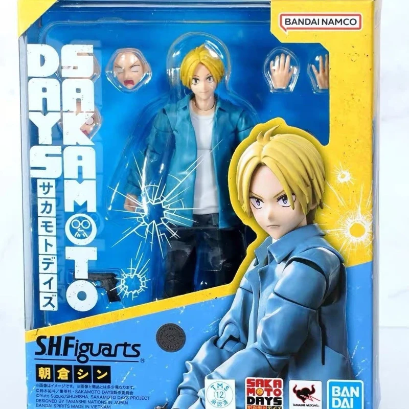 

In stock Bandai SHF Sakamoto Daily Asakura Shin movable finished figure