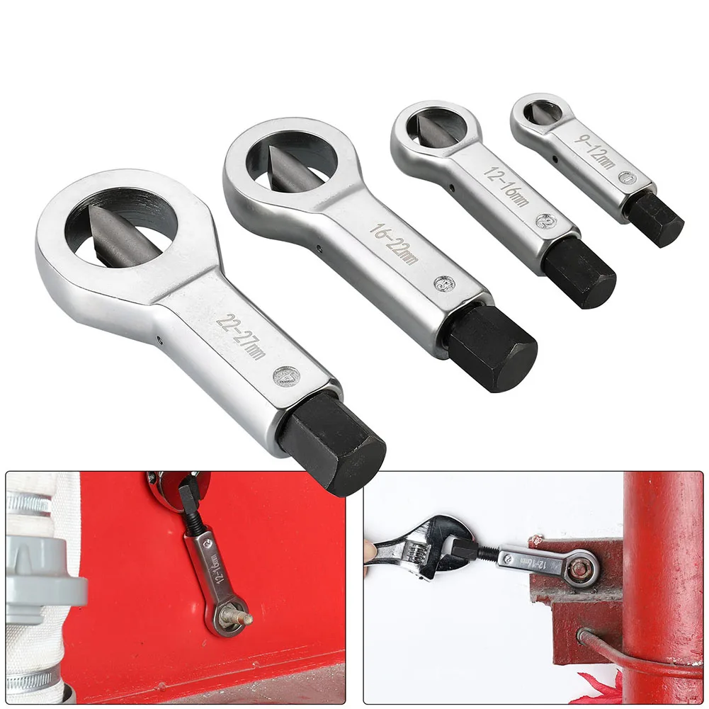 9-27mm Broken Damaged Corroded Stuck Nut Remover Tool Splitter Splitting For Removing Damaged Rusted Stuck Corroded Nuts