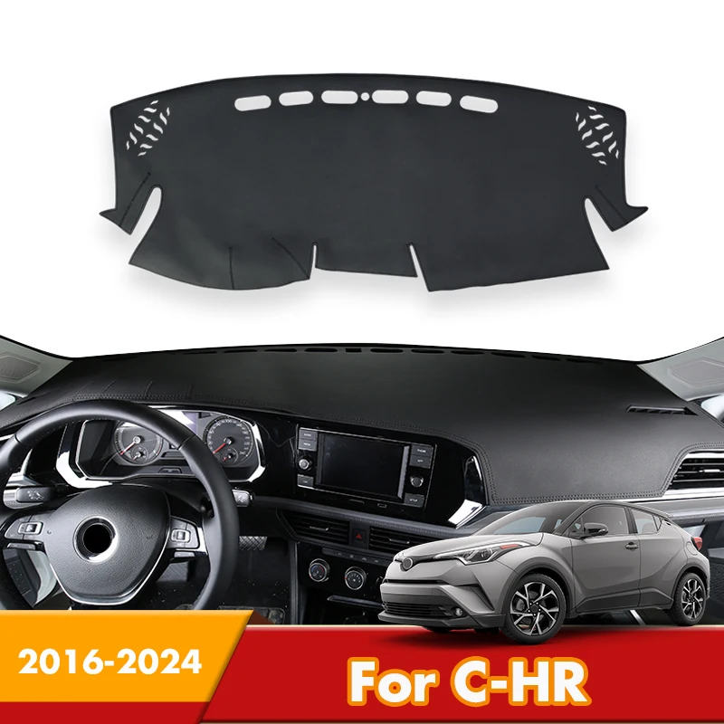 

Крышка приборной панели автомобиля для Toyota C-HR CHR 2024 2023 2022 2021 2020 2019 2018 2017 2016 коврики, инструмент для защиты от солнца, аксессуары для панели