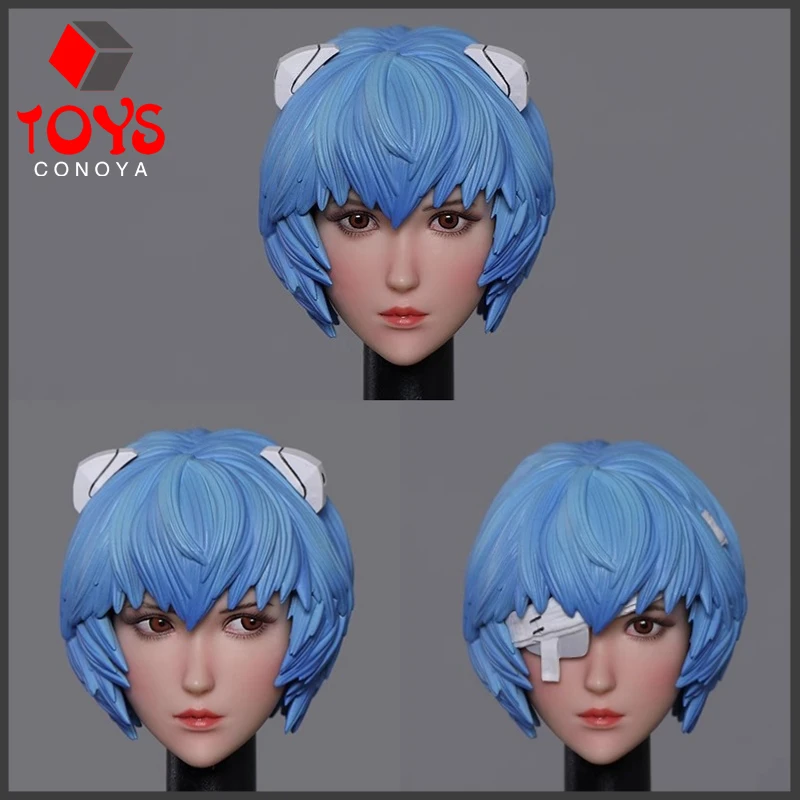 Iminitoys 1/6 M006 1/12 M007 AnimeGirl Head Sculpt Carving Model 2.0 for White Skin Female Action Figure Body Dolls