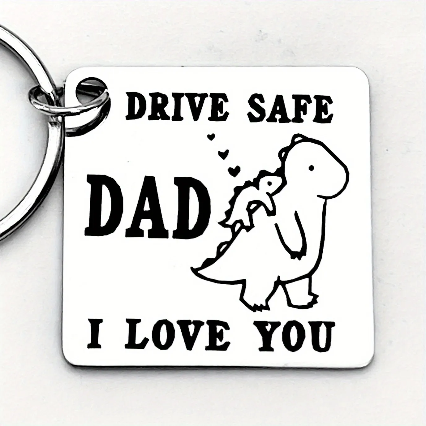 Conducción segura, llavero I love your dad, regalo creativo, único y moderno, perfecto Día del Padre, cumpleaños, accesorios de regalo