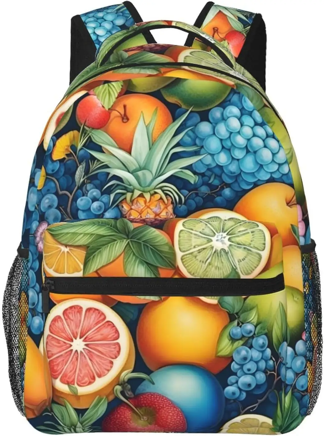 

Легкий рюкзак для ноутбука Blueberry Pineapple Orange, легкий многоцелевой дорожный повседневный рюкзак унисекс, студенческие рюкзаки f